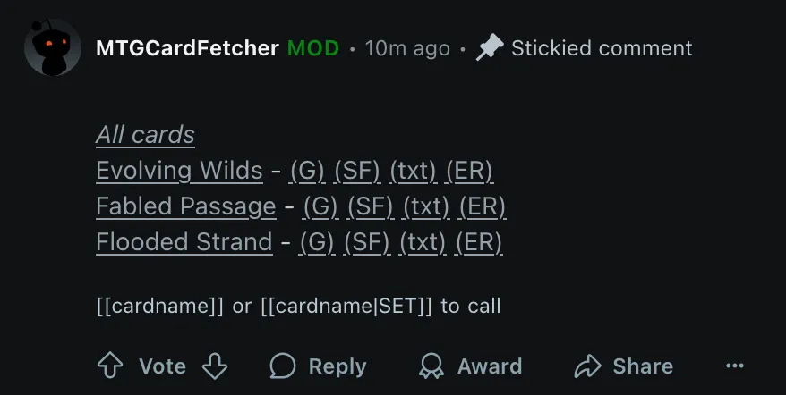 Card Fetcher Bot Example